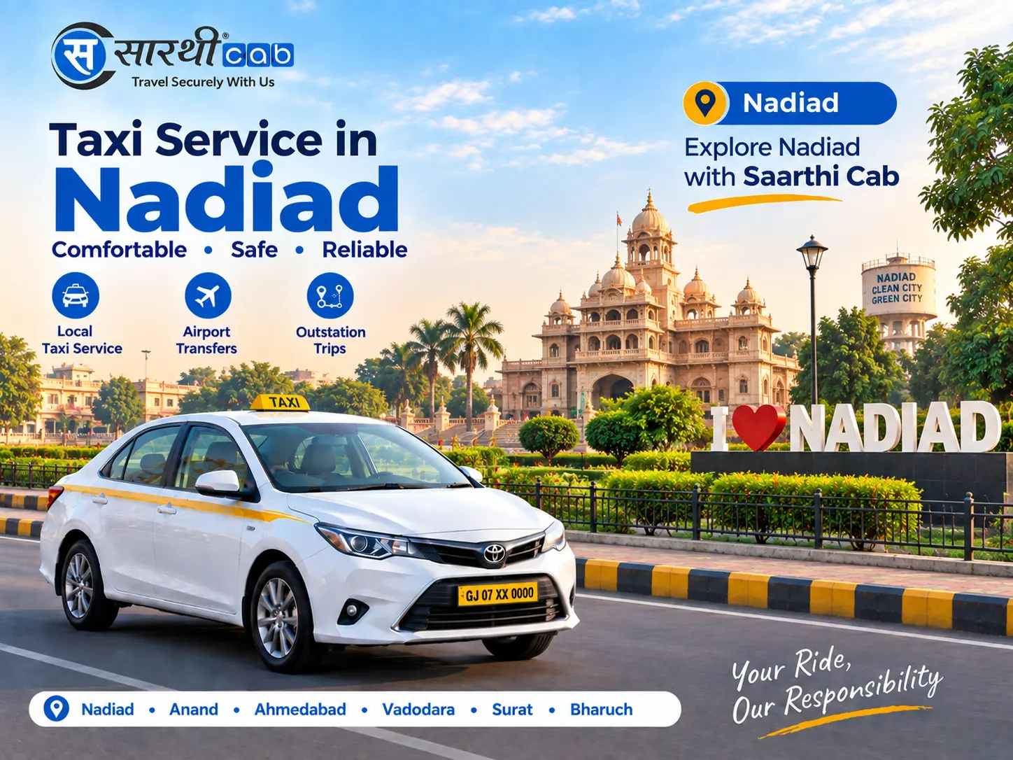 Nadiad cab service