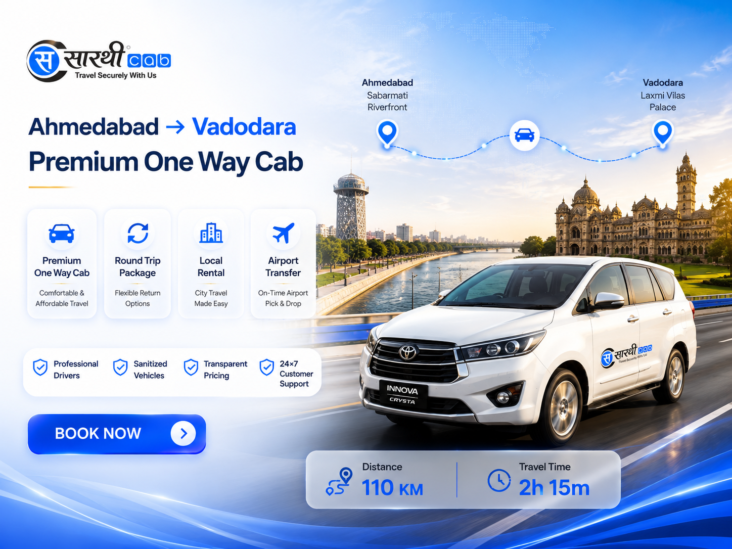 Taxi Service in vadodara